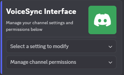Configuration Interface